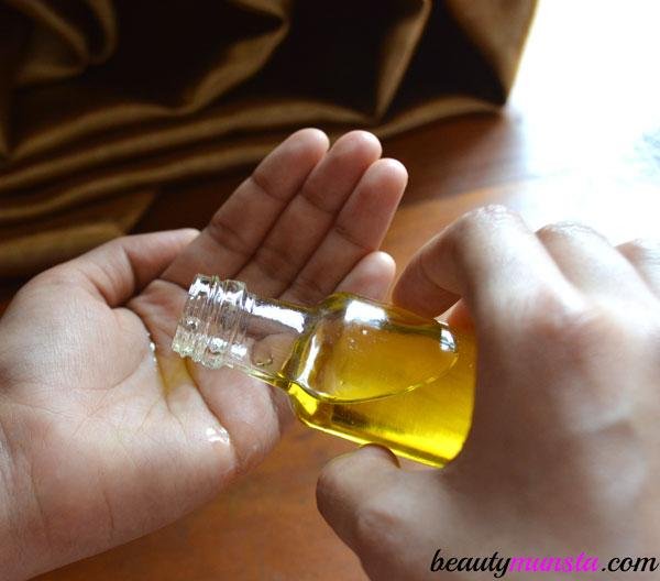 công thức rửa mặt bằng dầu thầu dầu