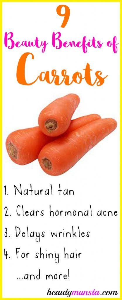 Cà rốt có thể Có vẻ như chỉ là loại rau bình thường của bạn để nấu các món hầm, salad và nước ép. Tuy nhiên, chúng thực sự có những công dụng đặc biệt trong việc làm đẹp! Hãy xem 9 lợi ích làm đẹp của cà rốt đối với da tóc và hơn thế nữa! 