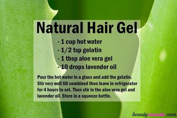 gel dưỡng tóc tự nhiên tự làm