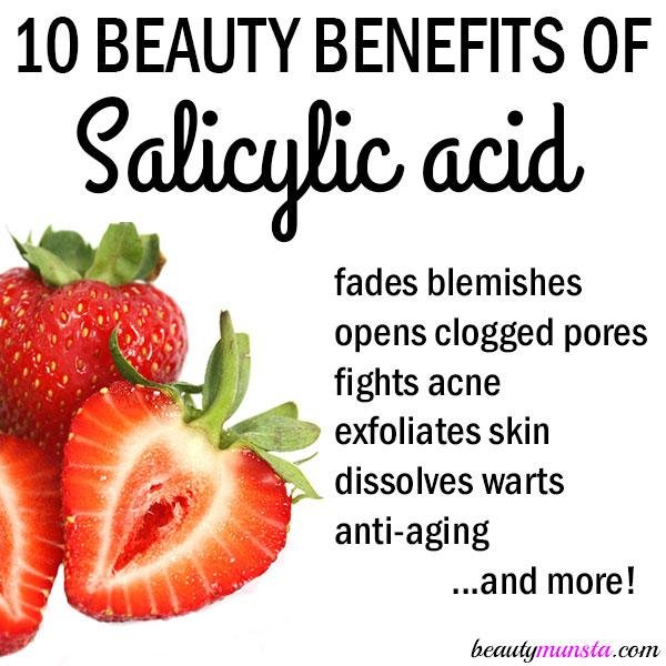 lợi ích làm đẹp của axit salicylic