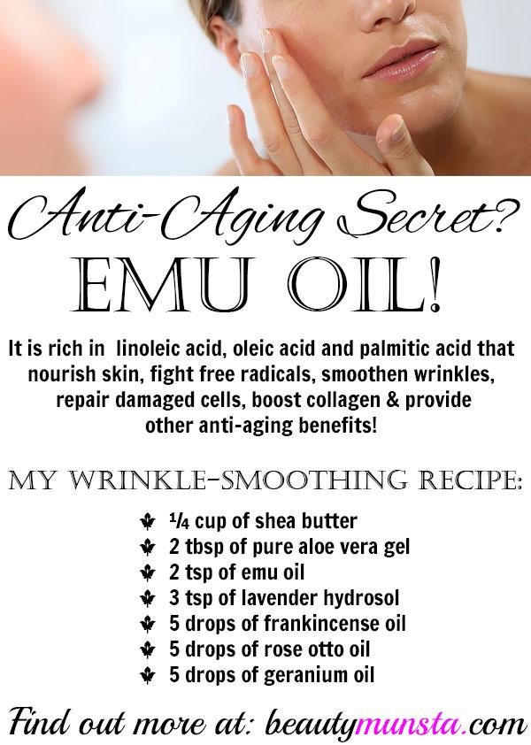 dầu emu trị nếp nhăn