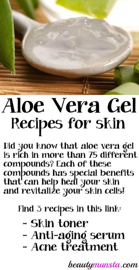 công thức tự làm gel lô hội cho da