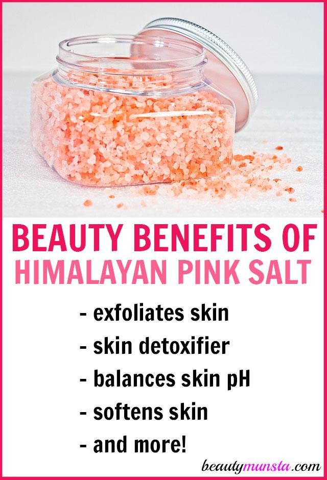công dụng làm đẹp của muối hồng Himalaya