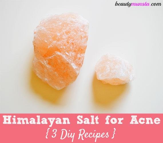 muối himalayan có tốt cho mụn trứng cá không