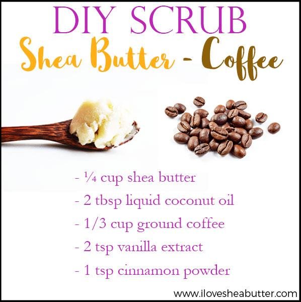 shea butter coffee scrub