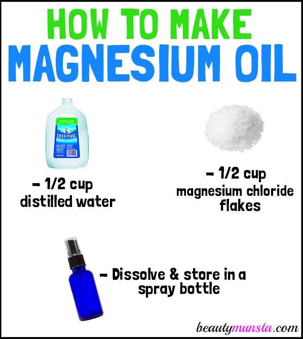 Một công thức dễ dàng và hiệu quả về cách tạo ra dầu magiê!