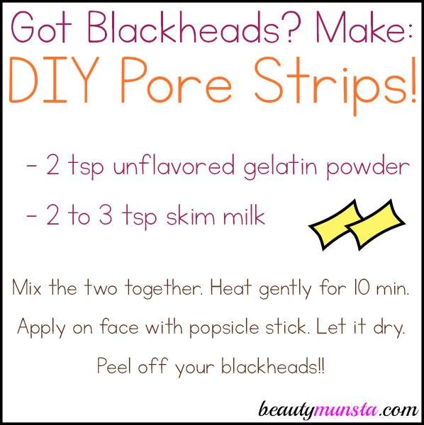 Bạn bị mụn đầu đen? Hãy tự làm gelatin và miếng dán lỗ chân lông bằng sữa để dễ dàng loại bỏ mụn đầu đen!