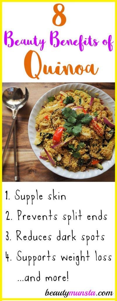 Có rất nhiều lợi ích làm đẹp của hạt quinoa từ việc làm sạch mụn trứng cá đến làm mờ nếp nhăn skin! Hãy xem chúng bên dưới! 