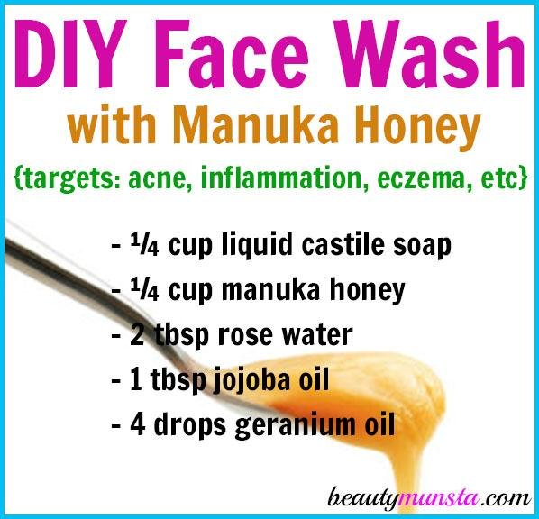 Tìm hiểu cách tự làm sữa rửa mặt mật ong manuka trong bài đăng này. Bạn ' Tôi sẽ tìm thấy hai công thức: một công thức rửa mặt tạo bọt và một công thức rửa mặt không tạo bọt! 