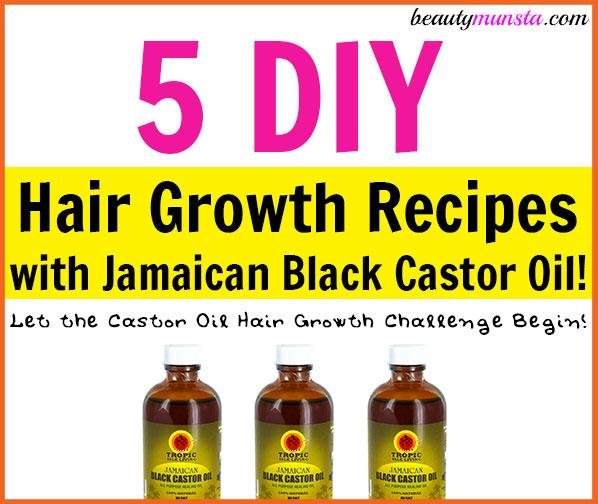 Dưới đây là 5 công thức tự làm mọc tóc bằng dầu thầu dầu đen của người Jamaica! Thách thức mọc tóc bằng dầu thầu dầu NGAY BÂY GIỜ! 