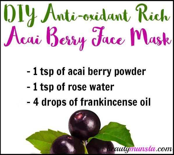 Tìm hiểu những gì có sẵn trong cửa hàng khi bạn đắp mặt nạ acai berry tự làm lên skin! 