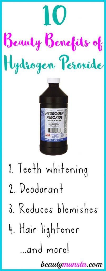 Những lợi ích làm đẹp đáng ngạc nhiên này của hydrogen peroxide sẽ giúp bạn có được làn da, mái tóc đẹp và hơn thế nữa! 