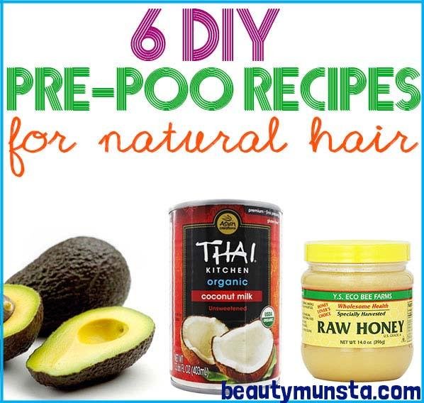 công thức nấu ăn pre poo cho tóc tự nhiên