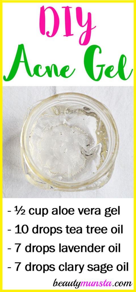 Gel trị mụn tự làm chỉ là thứ bạn cần để làm dịu đám mụn đỏ tức giận!