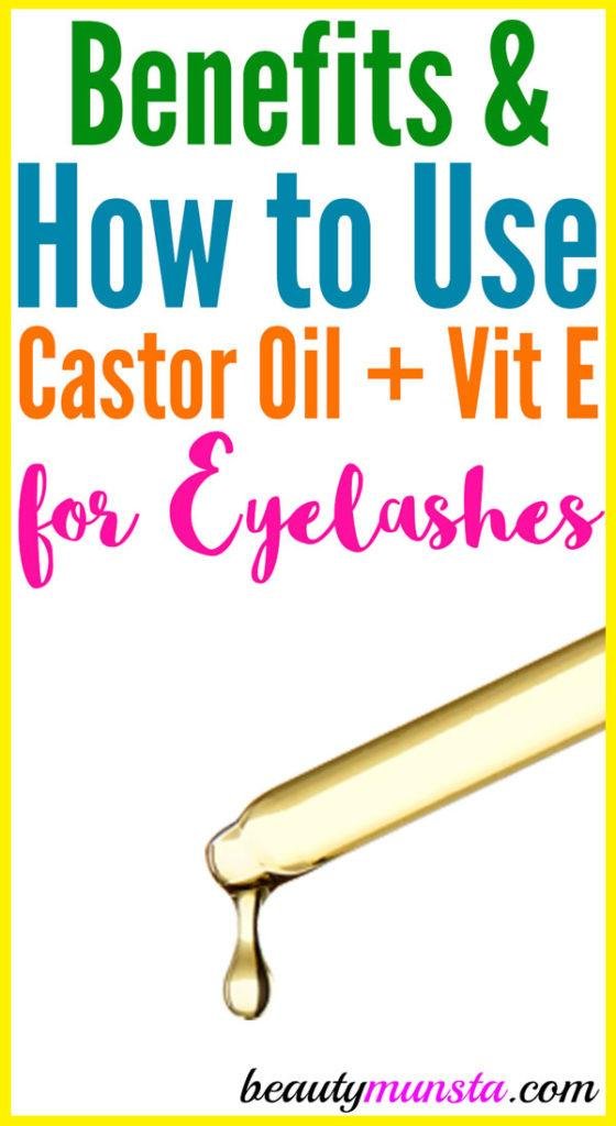 Bạn đã sử dụng dầu thầu dầu và vitamin E cho lông mi chưa ?!