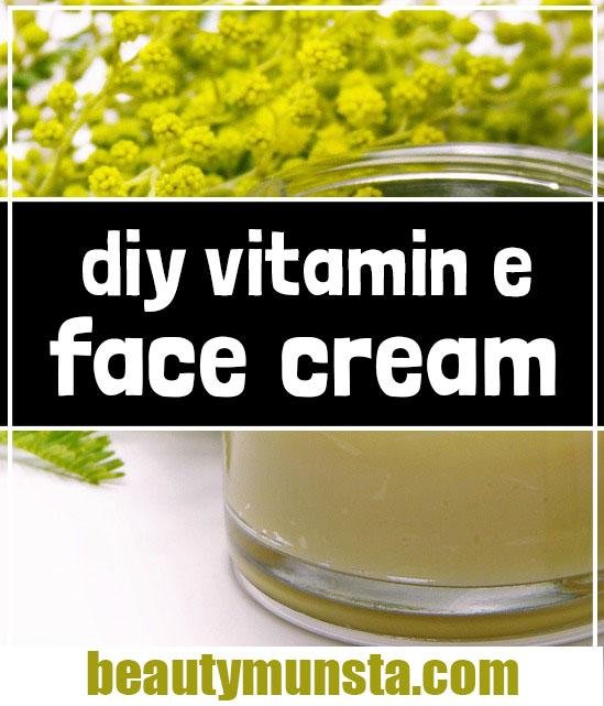 cách làm kem dưỡng da mặt vitamin e