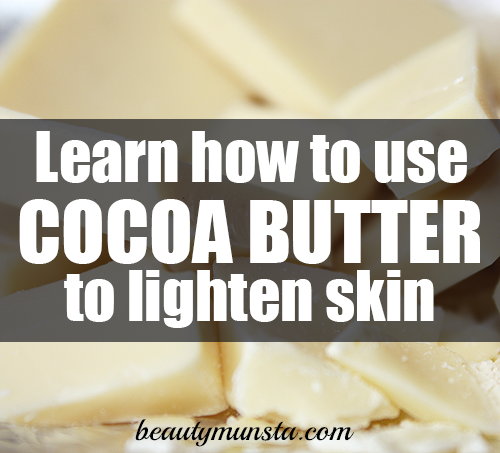 sử dụng bơ ca cao để làm sáng da