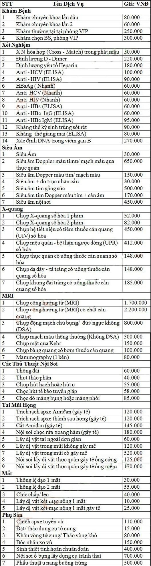 bang-gia-dich-vu-benh-vien-thong-nhat